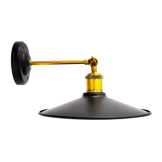 APLIQUE DE PARED VINTAGE DORADO/NEGRO LH-2319