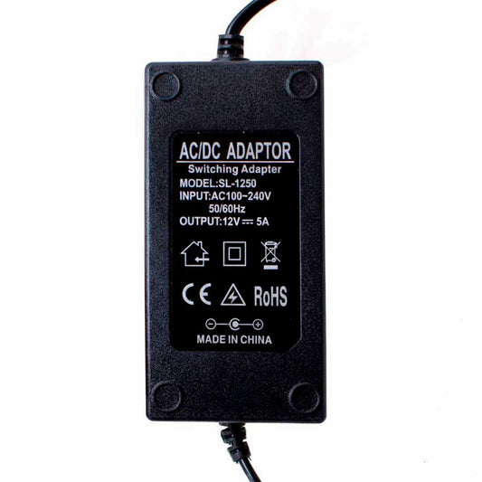 TRANSFORMADOR CINTA LED 12V – 220V 60W LED LH-2302