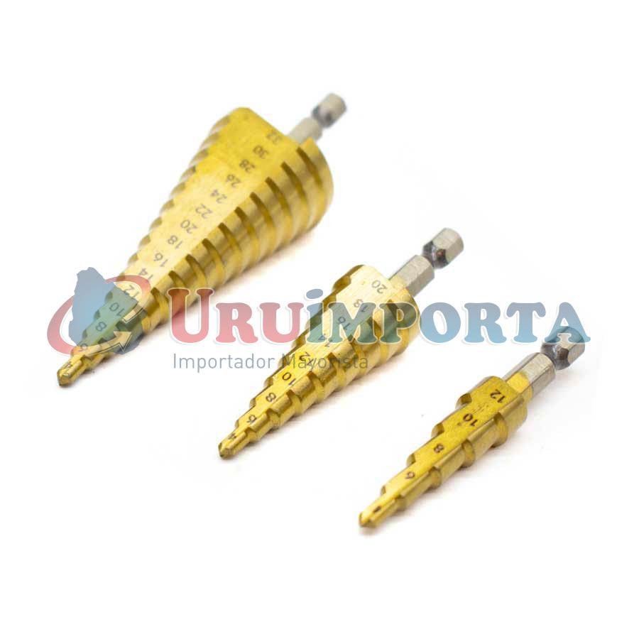 MECHA CONICA 3PZ 4-12MM 4-20MM 4-32MM LH-2355