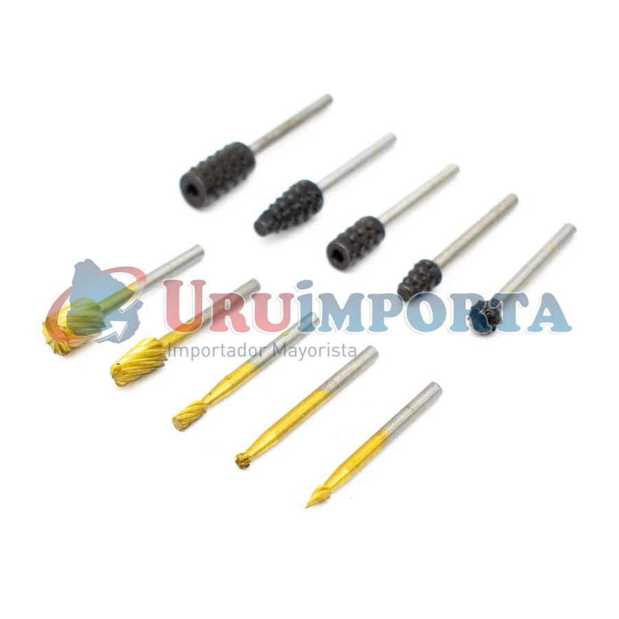 FRESA 10PZ EN CAJA PLASTICA AMARILLA LH-2359