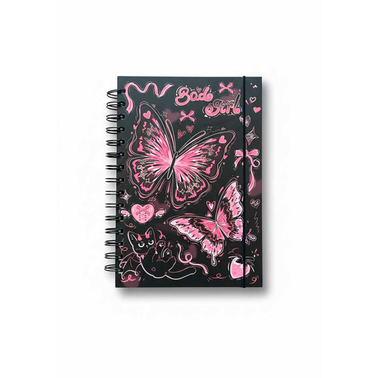 AGENDA CON ESPIRAL MARIPOSAS C/VARIOS YS-302B