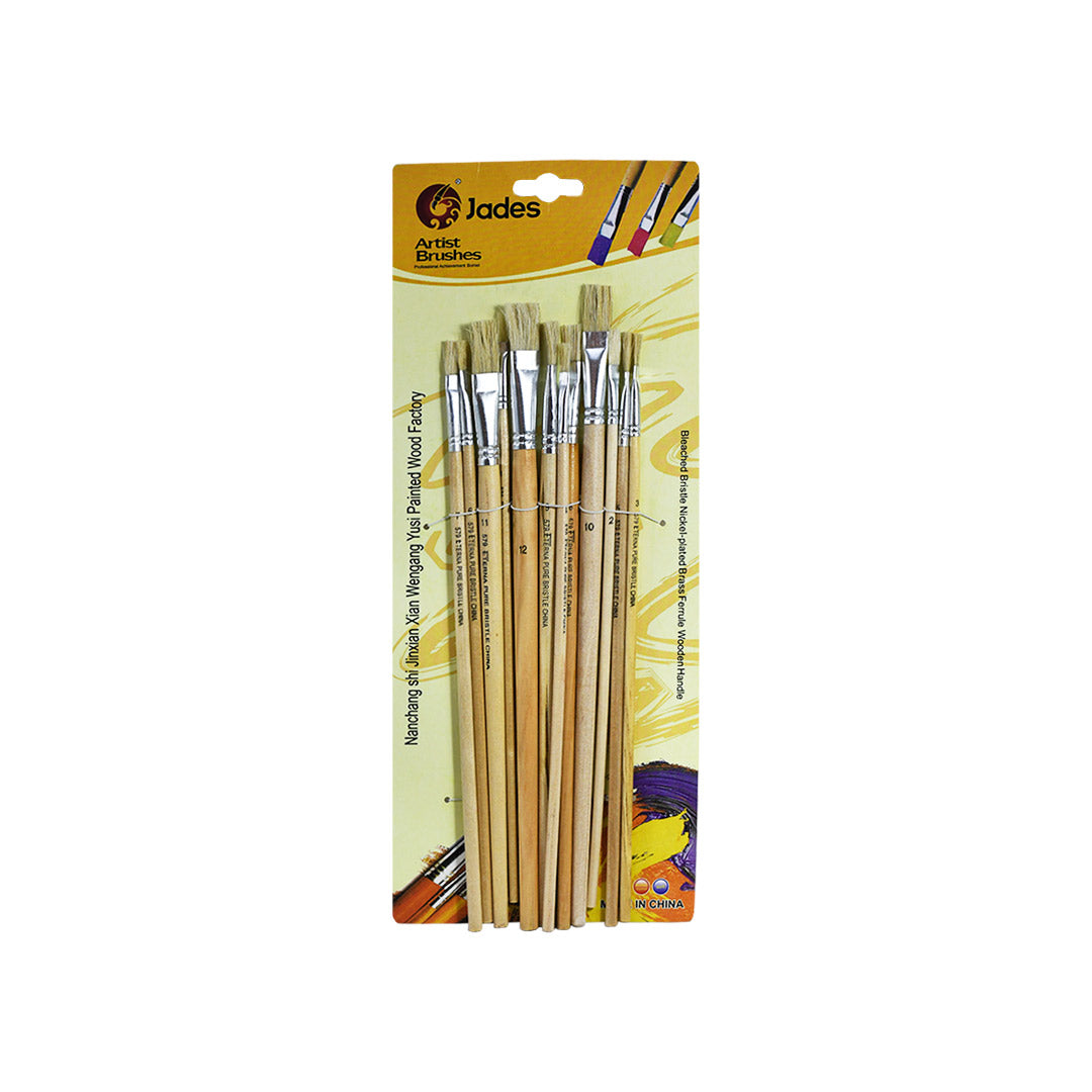 SET DE PINCELES 12 UNIDADES EN BLISTER LH-4484