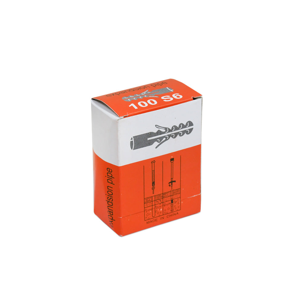 TACO PLASTICO 6MM EN CAJITA 100 UNIDADES LH-2427