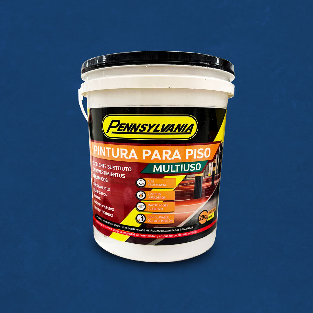 PINTURA PARA PISOS 20 KILOS AZUL