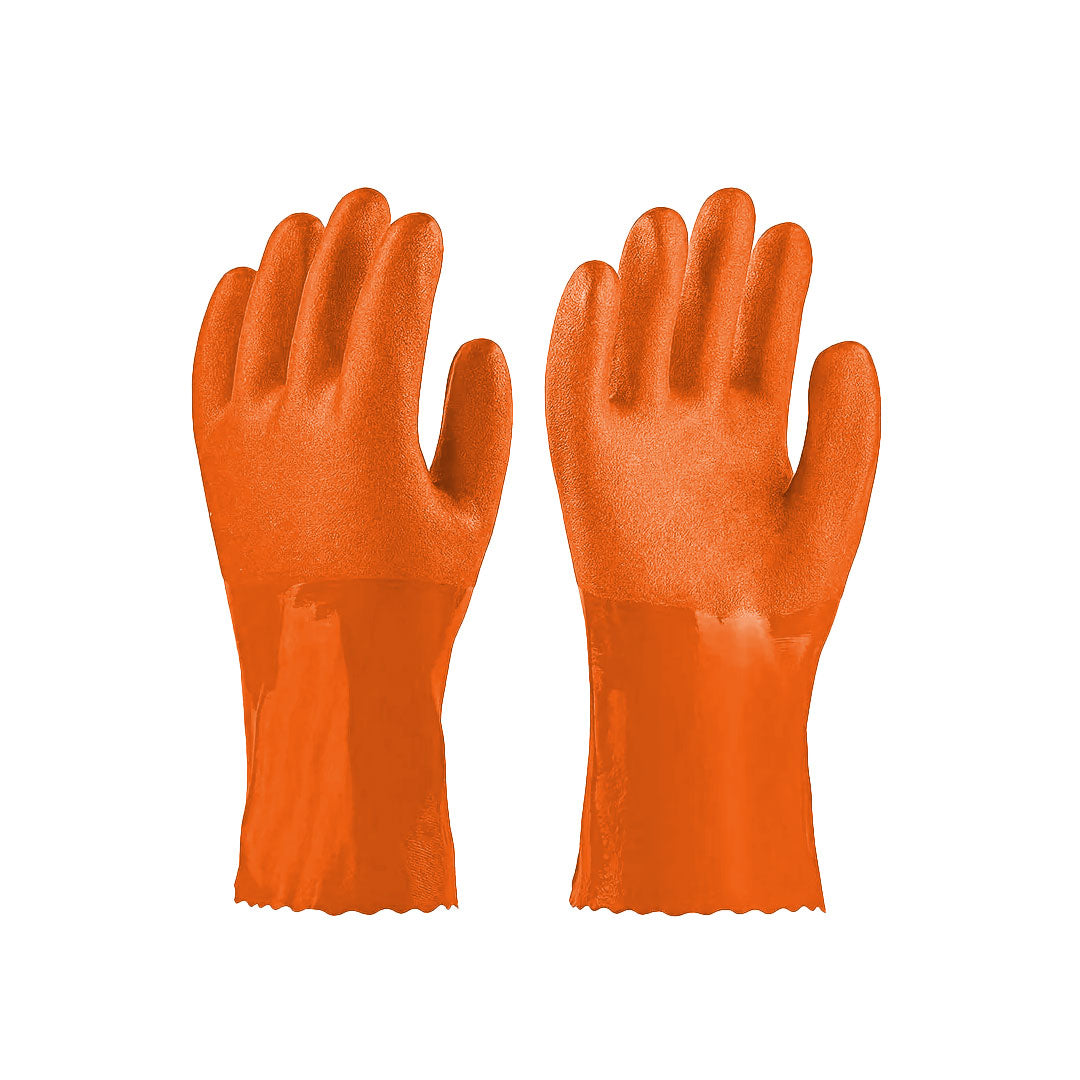 GUANTE DE PVC NARANJA REFORZADO FERTON GDP880
