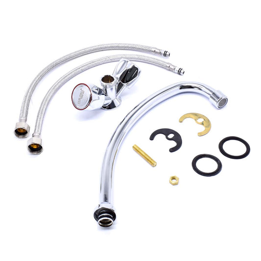 GRIFO DOBLE COMANDO P/ALTO MESADA ITALOMIX LH-2743