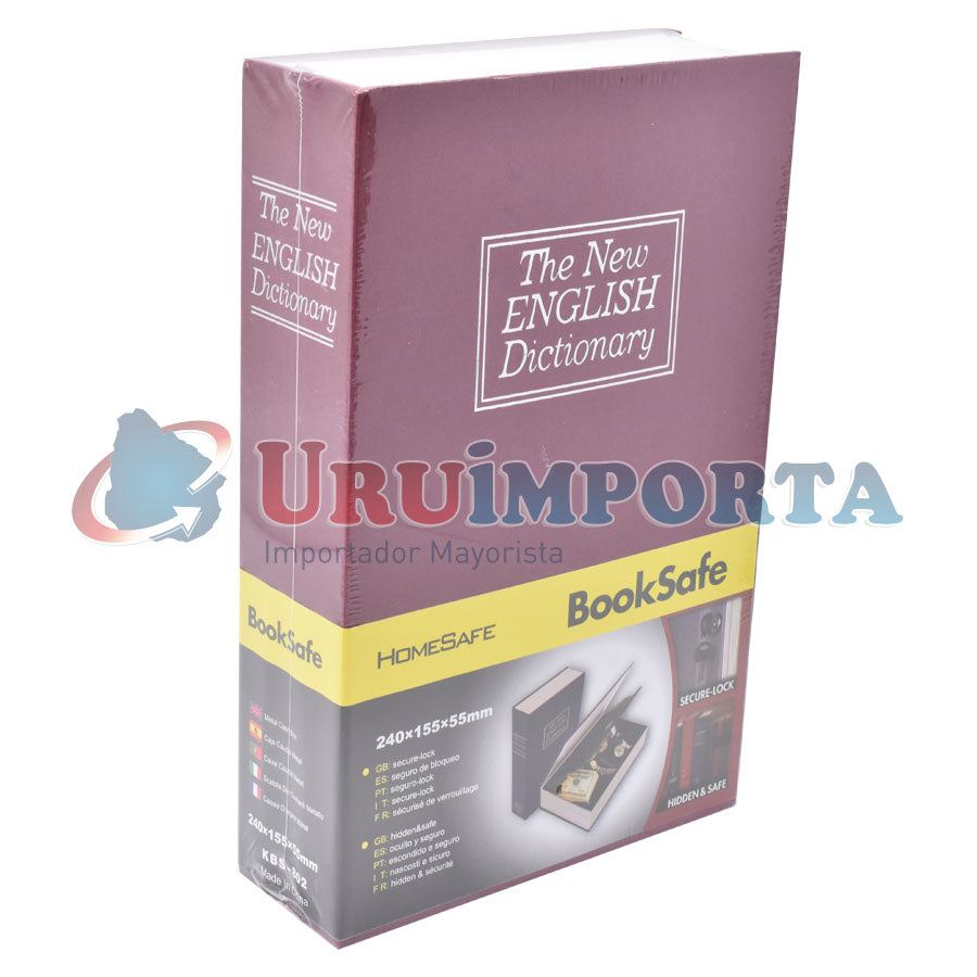 CAJA FUERTE 15CMX24CM IMITACION LIBRO LH-1665