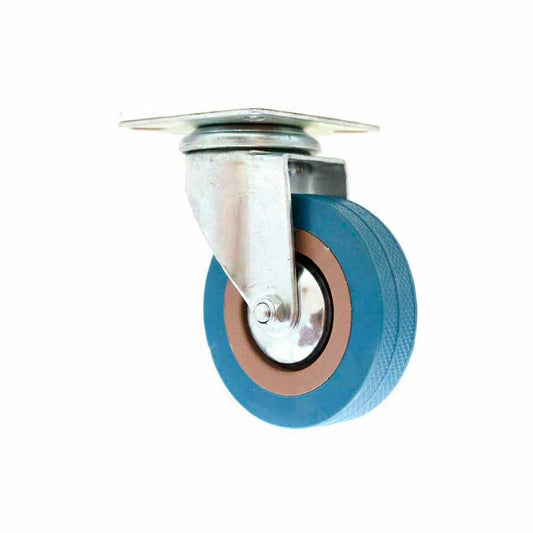 RUEDA GIRATORIA 3″ DE GOMA-METAL LH-2471