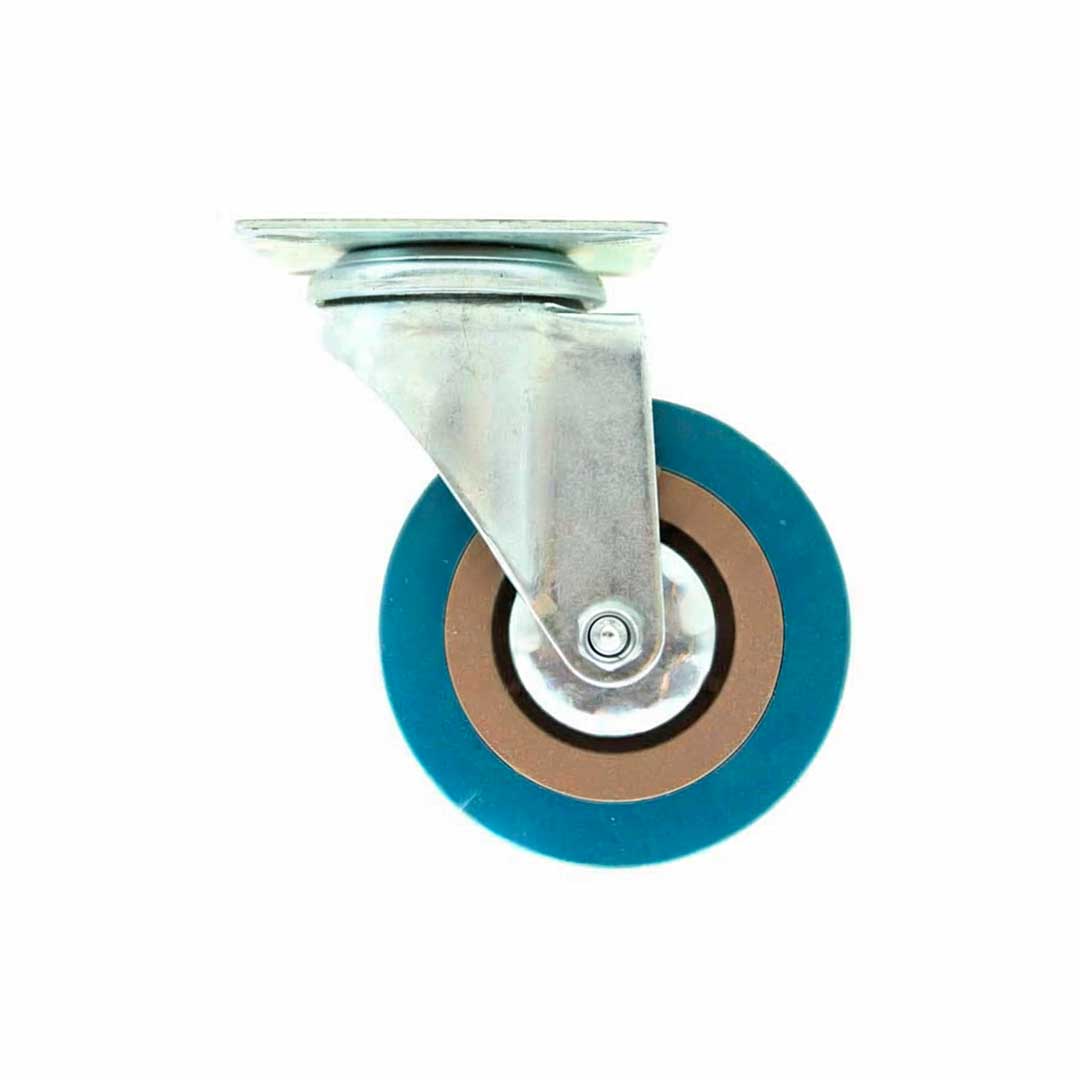RUEDA GIRATORIA 3″ DE GOMA-METAL LH-2471
