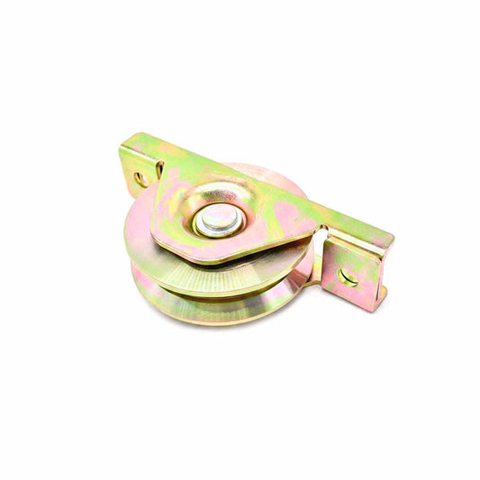 RUEDA PARA PORTON 80X20MM CON SOPORTE LH-2486