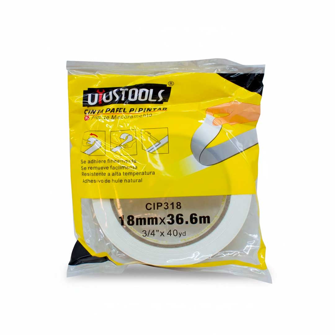 CINTA PAPEL P/ PINTAR 18MMX36.6M UYUSTOOLS CIP318