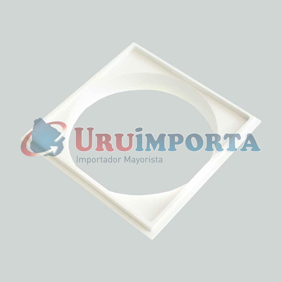 MARCO PARA REJILLA 10X10CM BLANCO GRAP 2502
