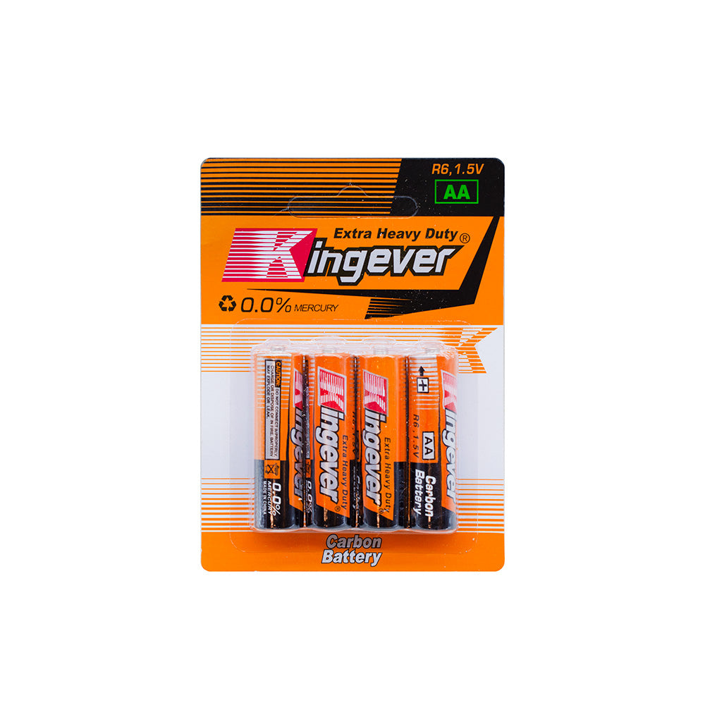 PILA AA PACK 4 UNIDADES KINGEVER CARBON LH-3073
