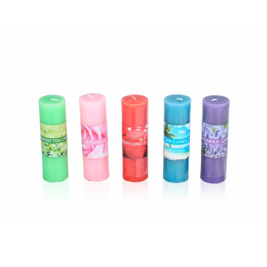 VELA 3X9,5CM UNIDAD COLORES VARIOS YZ016