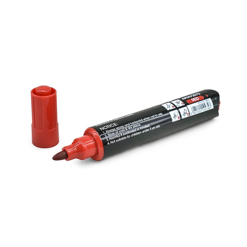 MARCADOR JUMBO ROJO PERMANENTE RECARGABLE LH-3946