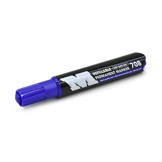 MARCADOR JUMBO AZUL PERMANENTE RECARGABLE LH-3945