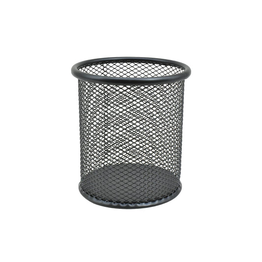 PORTA LAPIZ METALICO REDONDO COLOR NEGRO LH-3903