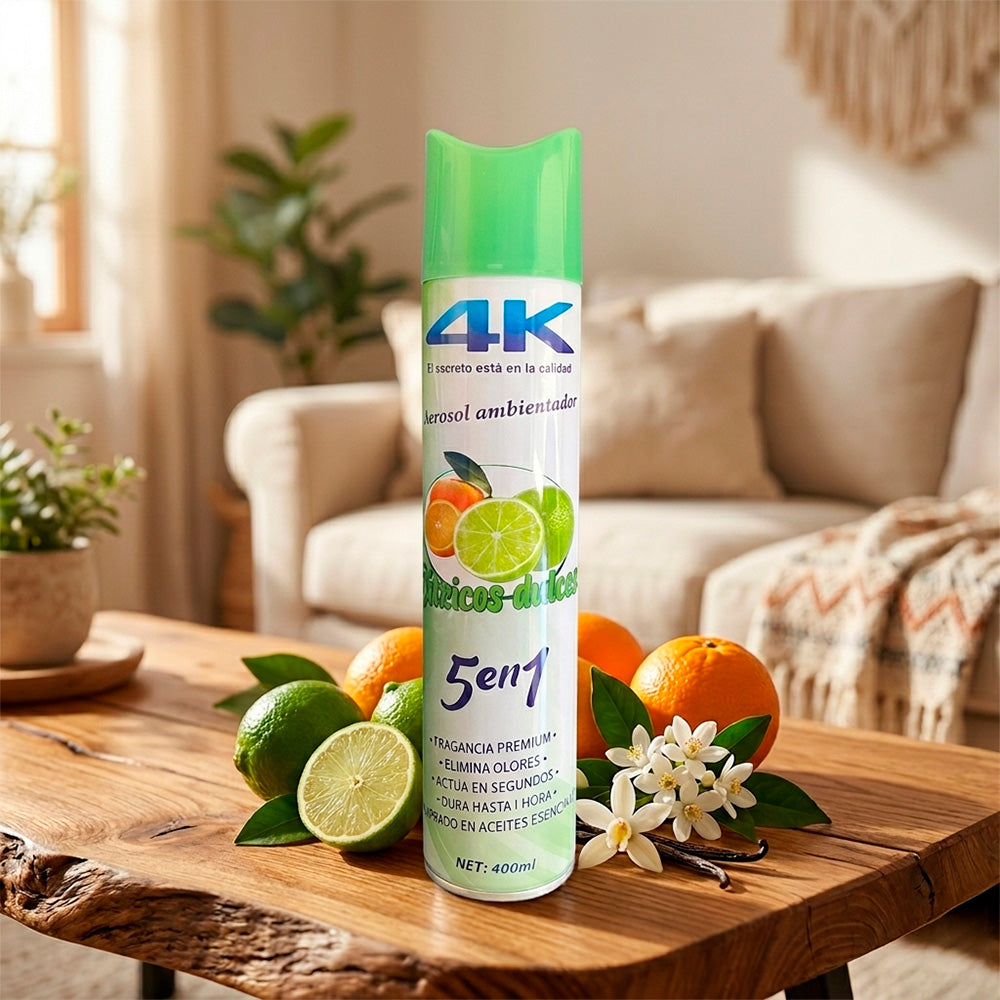 DESODORANTE 4K AEROSOL DE AMBIENTE CITRICO 34600