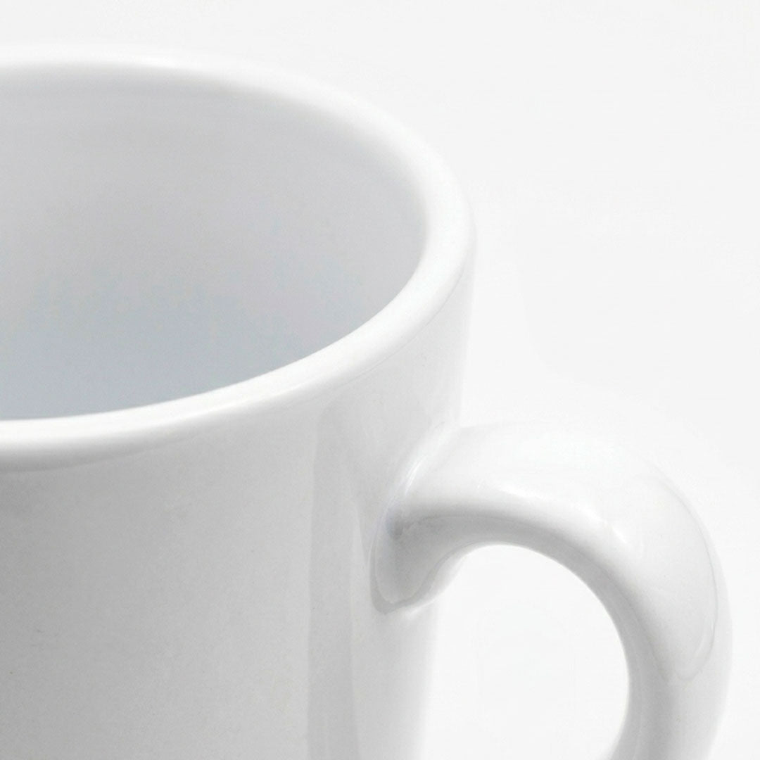 TAZA 380ML CERAMICA BLANCA LH-3826