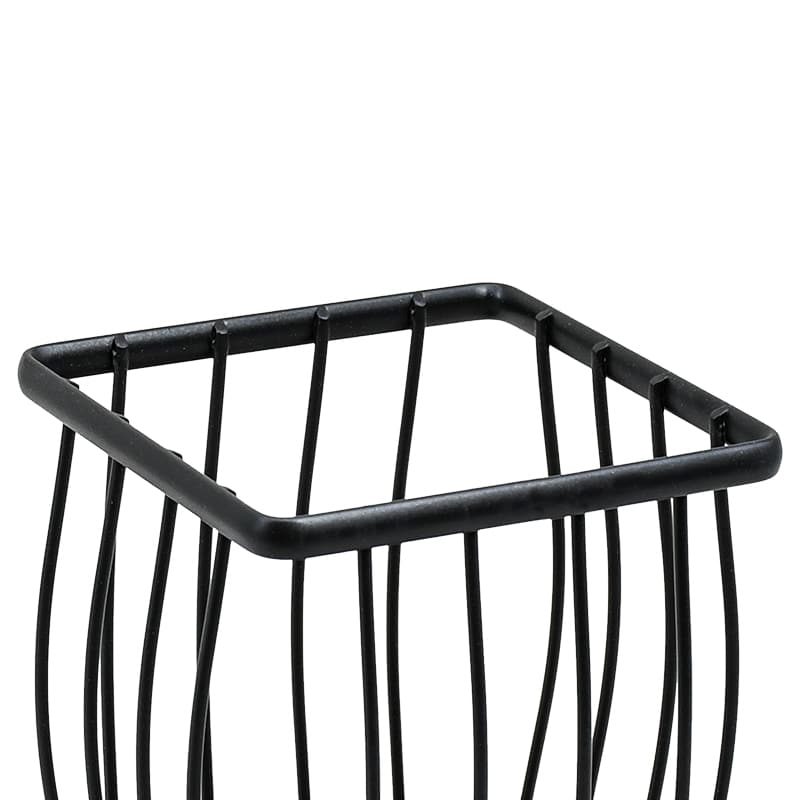 CUBIERTERO ESCURRIDOR CUADRADO 10CM NEGRO LH-3658