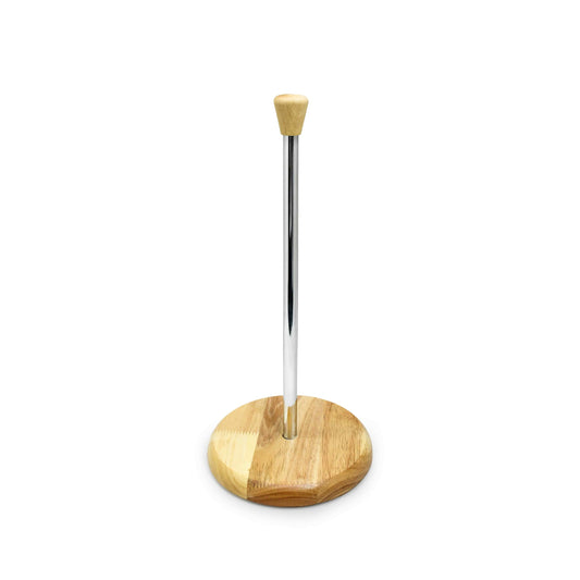 PORTA ROLLO PAPEL DE MESA MADERA METAL LH-3665