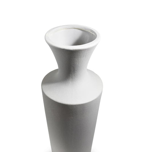 FLORERO CERAMICA GRIS ALTO 30CM LH-3716