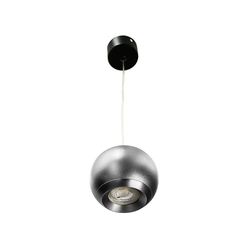 APLIQUE COLGANTE GRIS DE TECHO TIPO BOLA LH-3529