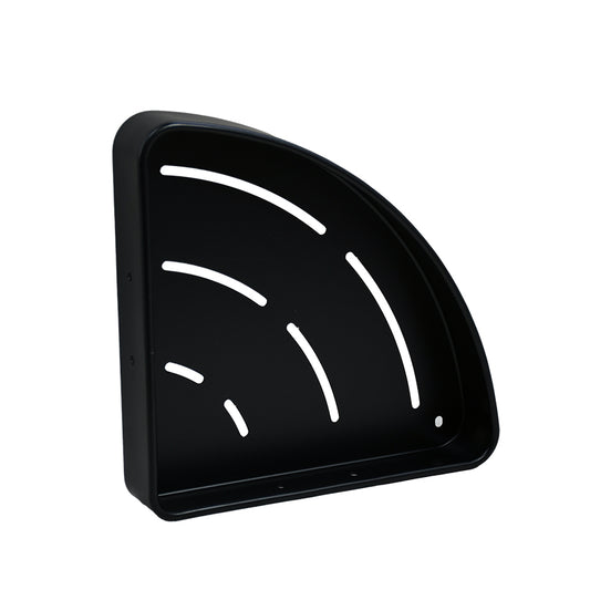 ESQUINERO TRIANGULAR P/DUCHA NEGRO LH-3278