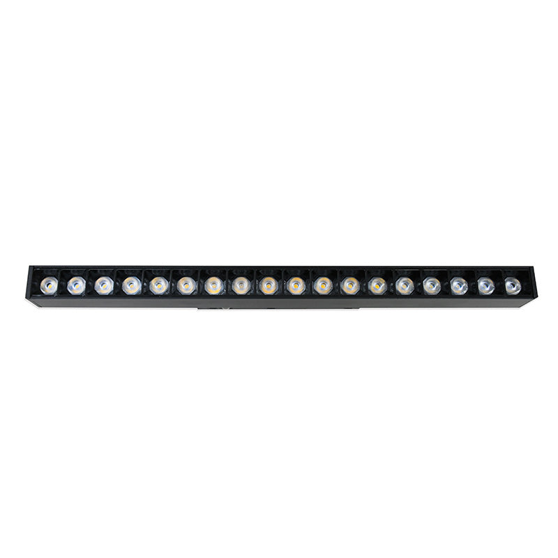 LUMINARIA NEGRA PARA RIEL 18W LH-3491