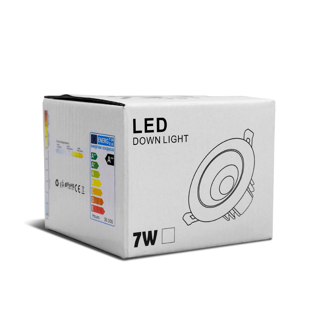 SPOT LED 7W FONDO BLANCO PARA EMBUTIR LH-3513