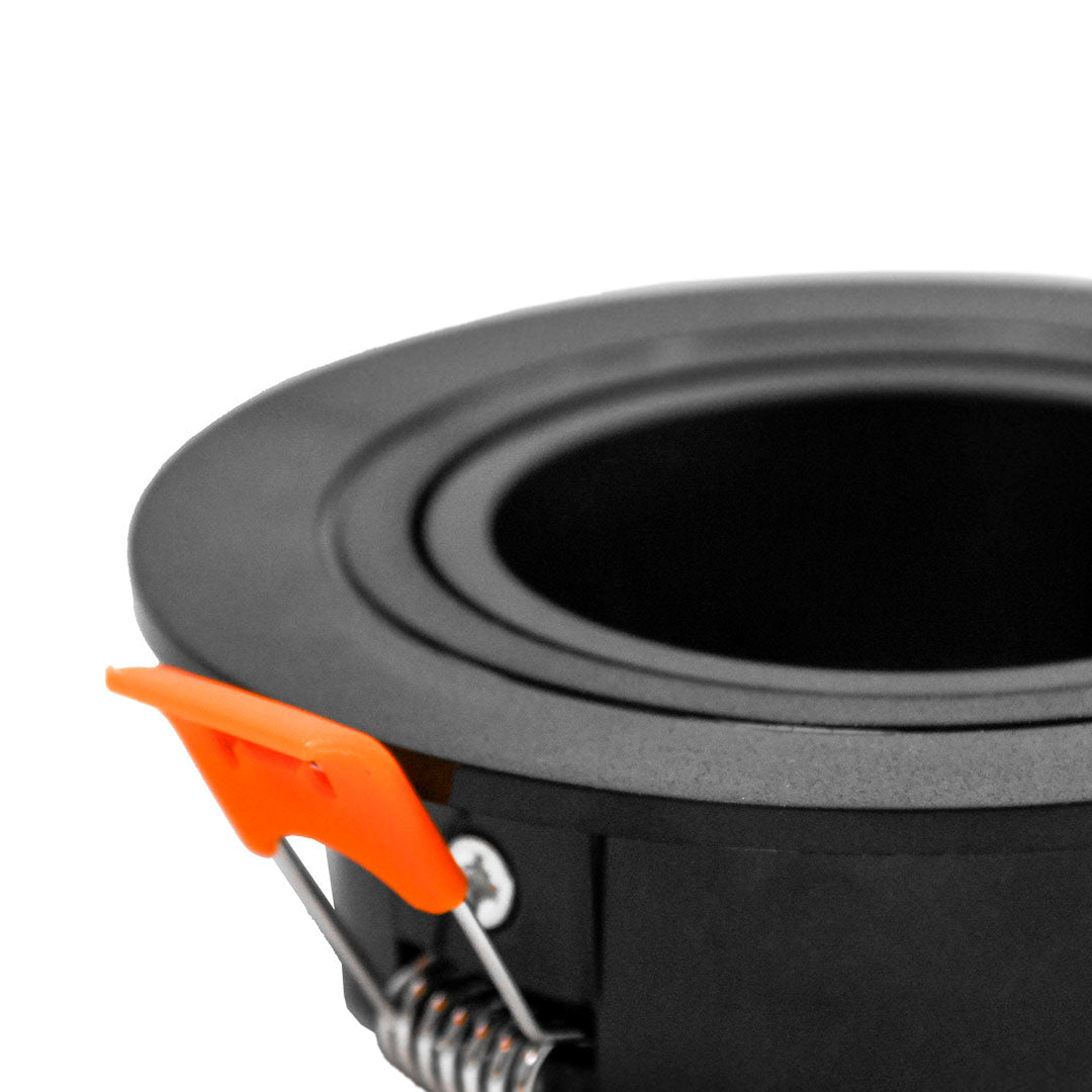 ARO P/DICROICA PLASTICO NEGRO LH-3514