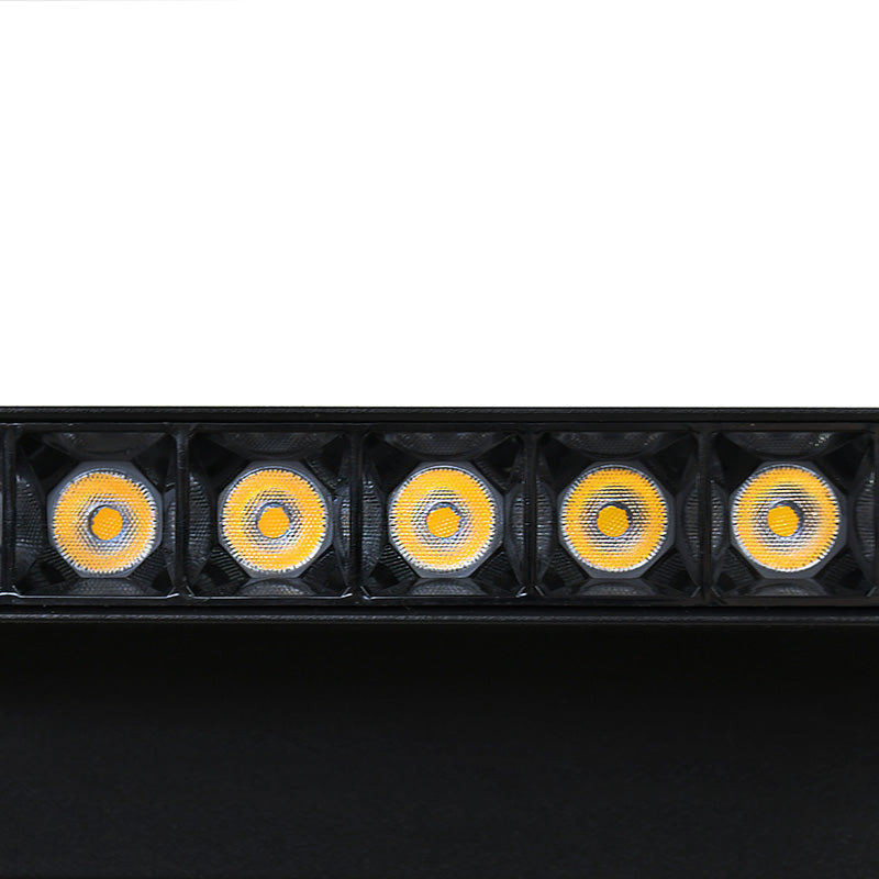 LUMINARIA NEGRA BISAGRA PARA RIEL 12W LH-3846