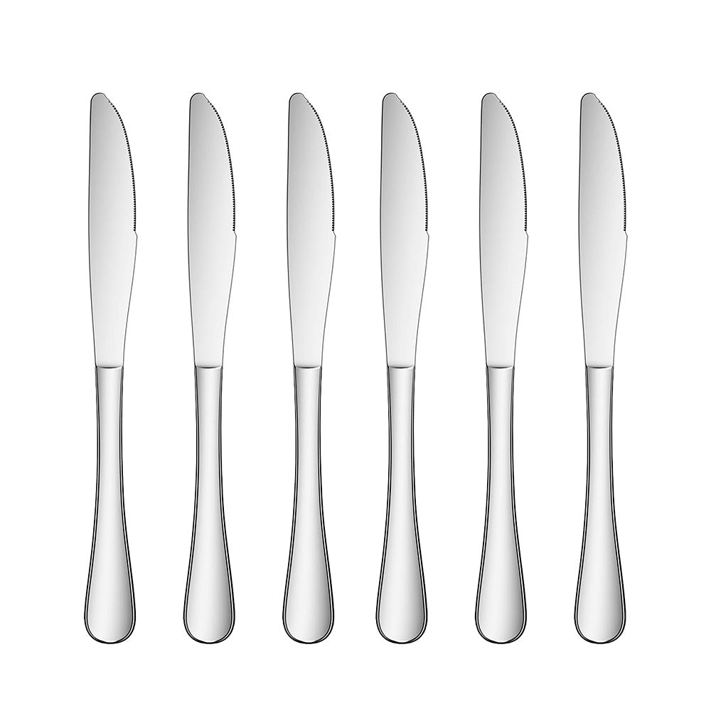 CUCHILLO DE MESA 6PZ METALICAS LH-3731