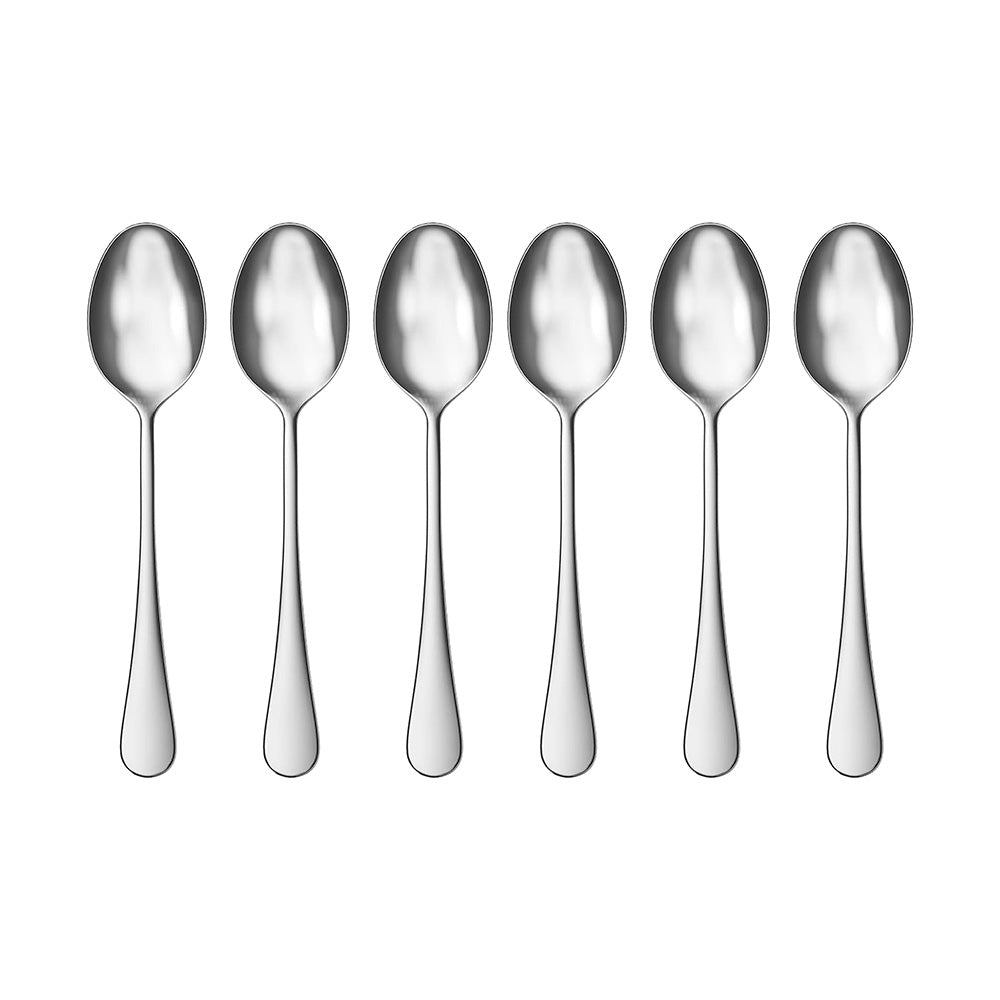 CUCHARA DE POSTRE 6PZ METALICAS LH-3734
