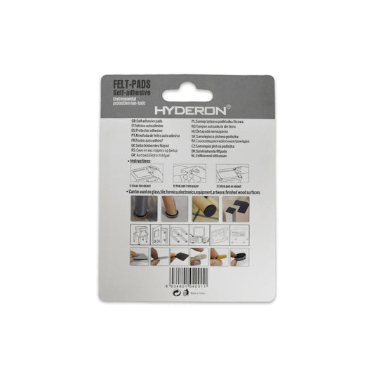 PROTECTOR ADHESIVO CUADRADO BEIGE 32PZ 19MM LH3575