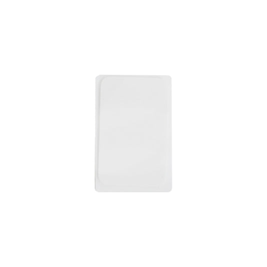 COLGADOR CUADRADO PLASTICO 4PZ BLANCO 30MM LH-3591