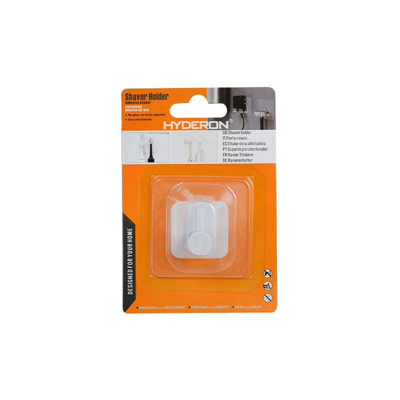 COLGADOR PLASTICO 1PZ BLANCO 50MM LH-3595