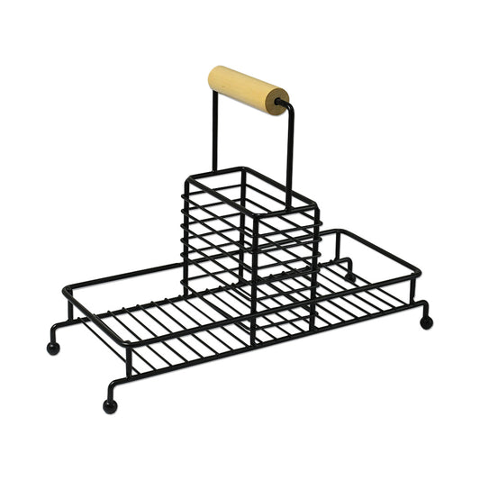 ESCURRIDOR ORGANIZADOR METALICO NEGRO LH-3687
