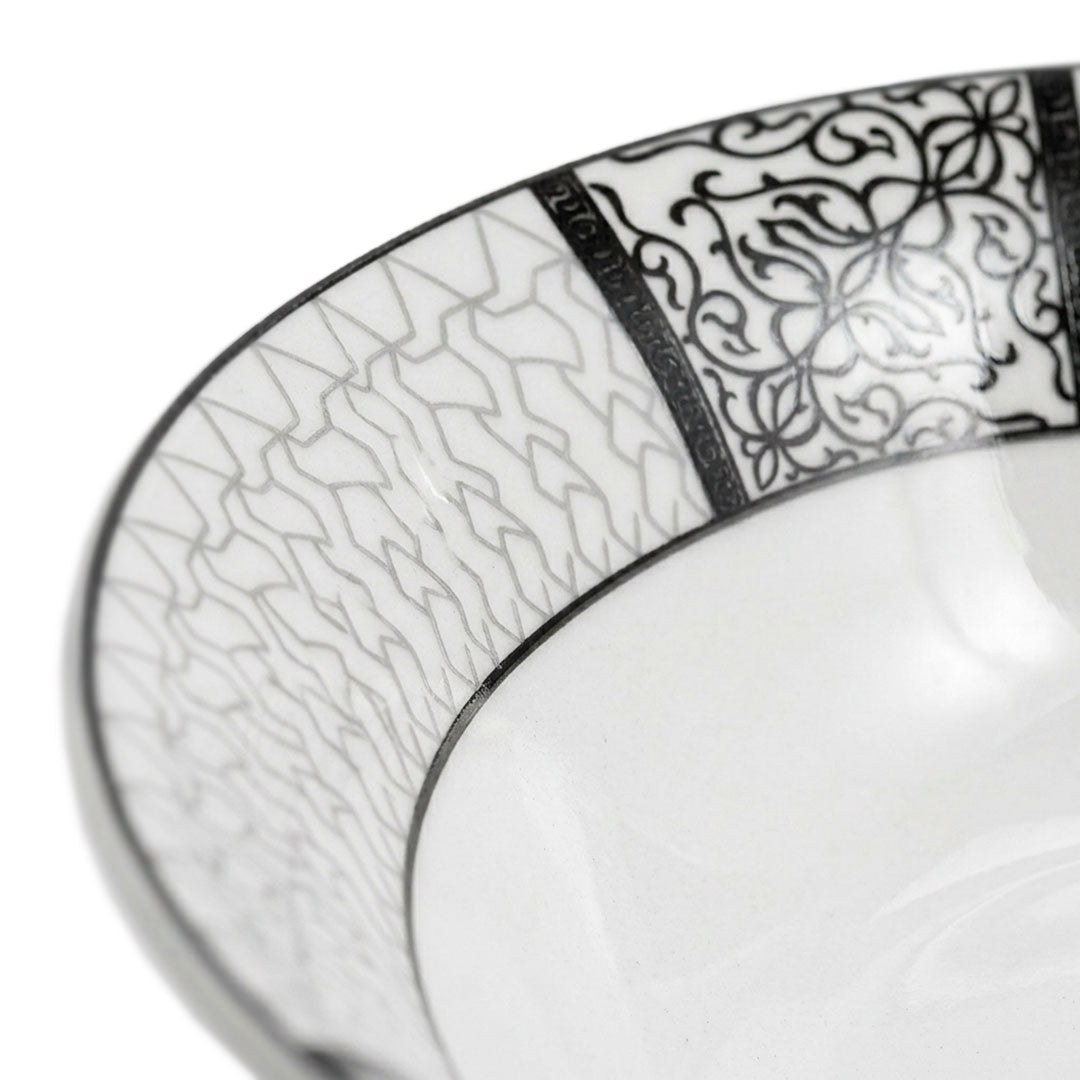 BOWL CERAMICO 22M BORDE NUDO GRIS LH-4247