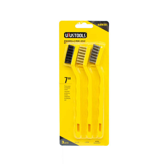 CEPILLO 3PZ TIPO DENTAL EBM301
