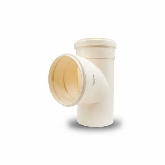 TE 100MM BLANCA DE PVC KRONA K-661