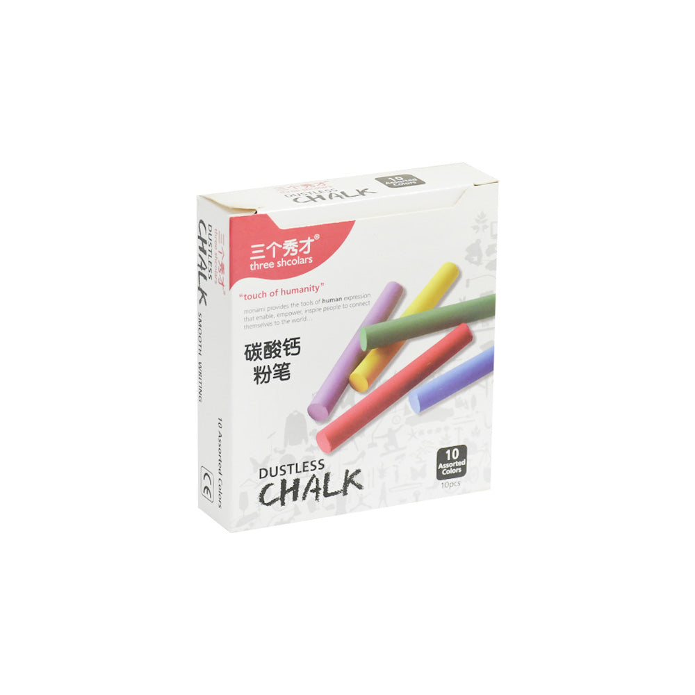 CAJA DE TIZA COLORES 10 UNIDADES EN CAJA LH-4500