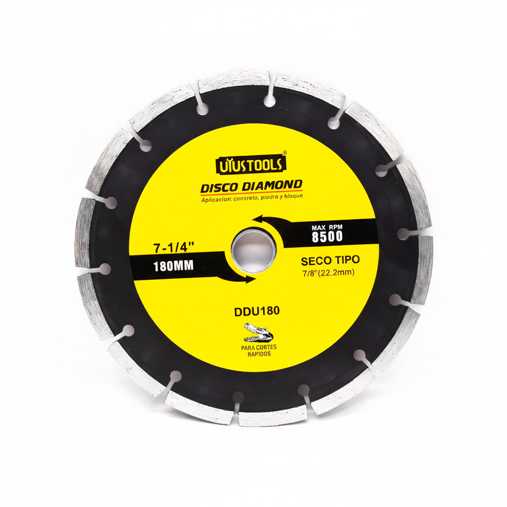 DISCO DIAMANTADO 7 1/4″ UYUSTOOLS DDU180