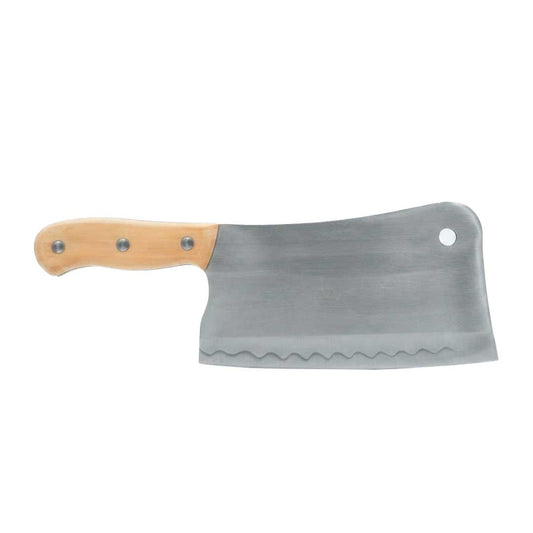 CUCHILLO DE CARNICERO MANGO MARRON LH-4656
