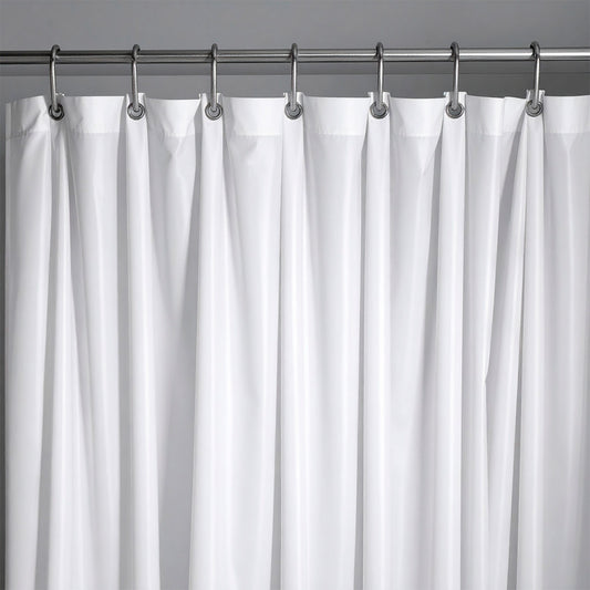 CORTINA DE BAÑO COLOR BLANCO LH-4634
