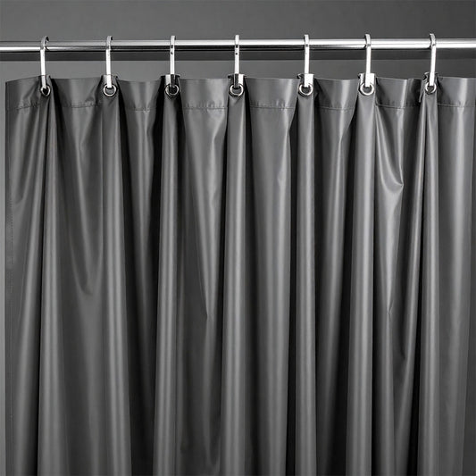 CORTINA DE BAÑO COLOR GRIS LH-4636
