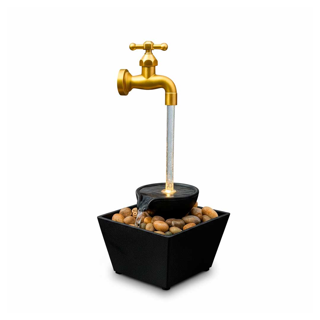FUENTE GRIFO PLATEADO/DORADO LH-4675