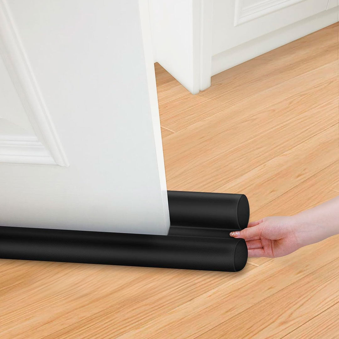 ZOCALO DOBLE PARA PUERTA 96CMX30MM NEGRO LH-4776
