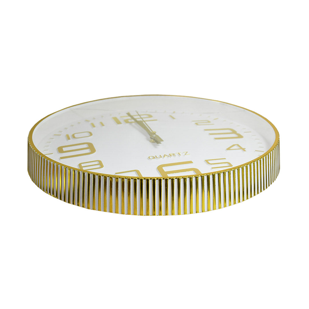 RELOJ REDONDO FONDO BLANCO 34CM DIAMETRO LH-4847