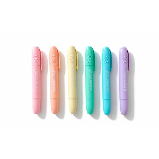 MARCADORES FLUORESCENTE 6 UNID EN BLISTER LH-4431
